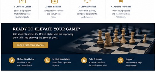 Chess study position